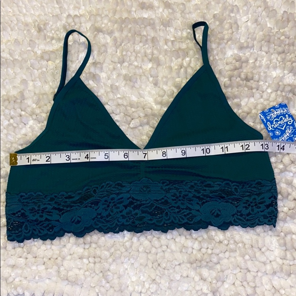 NWT Free People Stevie Lace Trim Bralette M/L - Picture 6 of 8